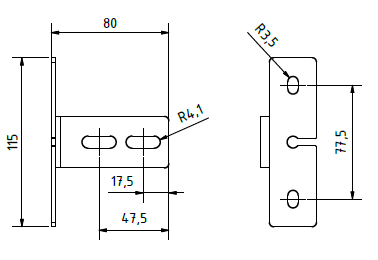 Halter Begrenzungsleuchten LED
