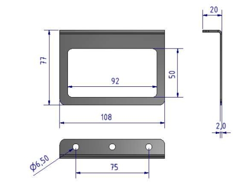 Halter Seitenmarkierungsleuchte SML LED Volvo
