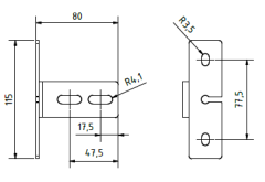 Halter Begrenzungsleuchten LED